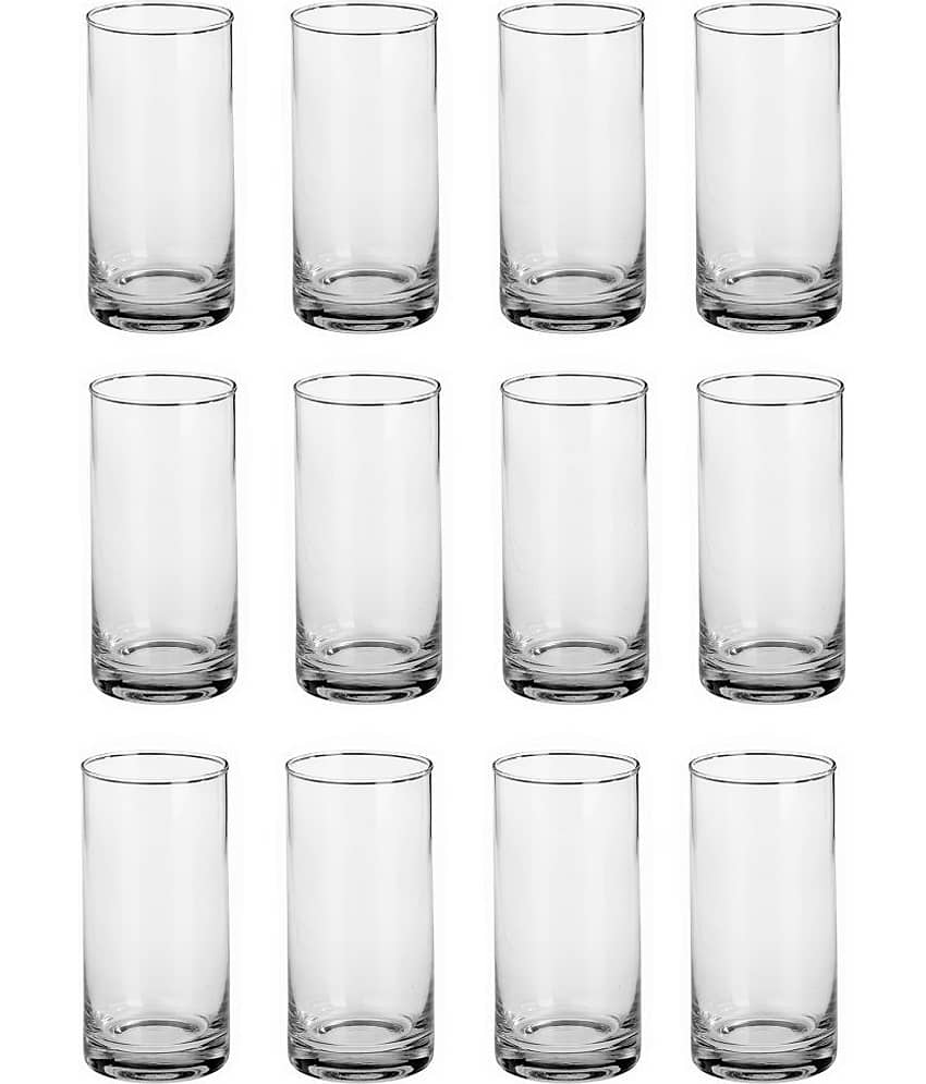 Afast Glass Wine Glasses, Clear, Pack Of 12, 250 ml