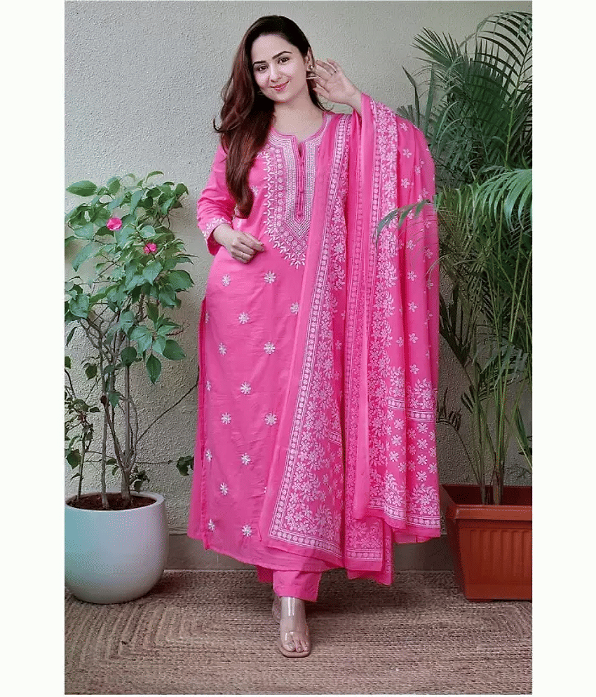 piludi Viscose Solid Kurti With Pants Women's Stitched Salwar Suit - Lavender ( Pack of 1 )