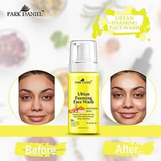 PARK DANIEL Ubtan Foaming  For Deep Cleansing for Normal to Dry Skin 150 ML Face Wash (150 ml)