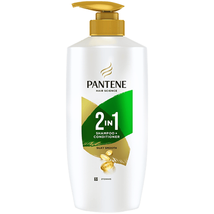 Pantene Hair Science 2in1 Shampoo + Conditioner Silky Smooth PRO-V, 650ml