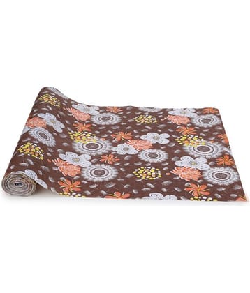 Single PVC Brown Kitchen Shelf Cover Cover