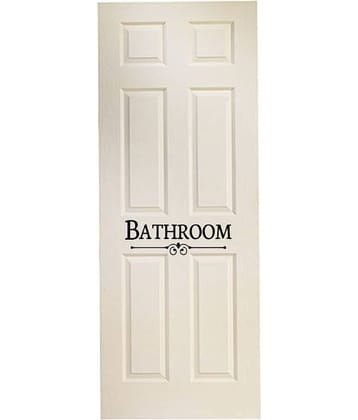 Decor Villa Bathroom Sign Vinyl Wall Stickers