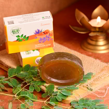 MORINGA HANDMADE TURMERIC SOAP (COMBO PACK OF 6)