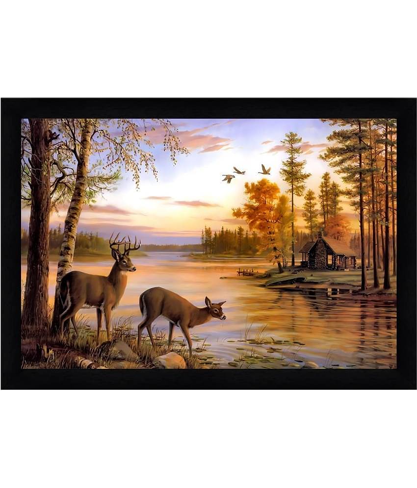 Indianara Animal Painting With Frame