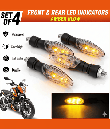 AKSMIT Indicator Light For All Bike Make ( Pack of 4 )