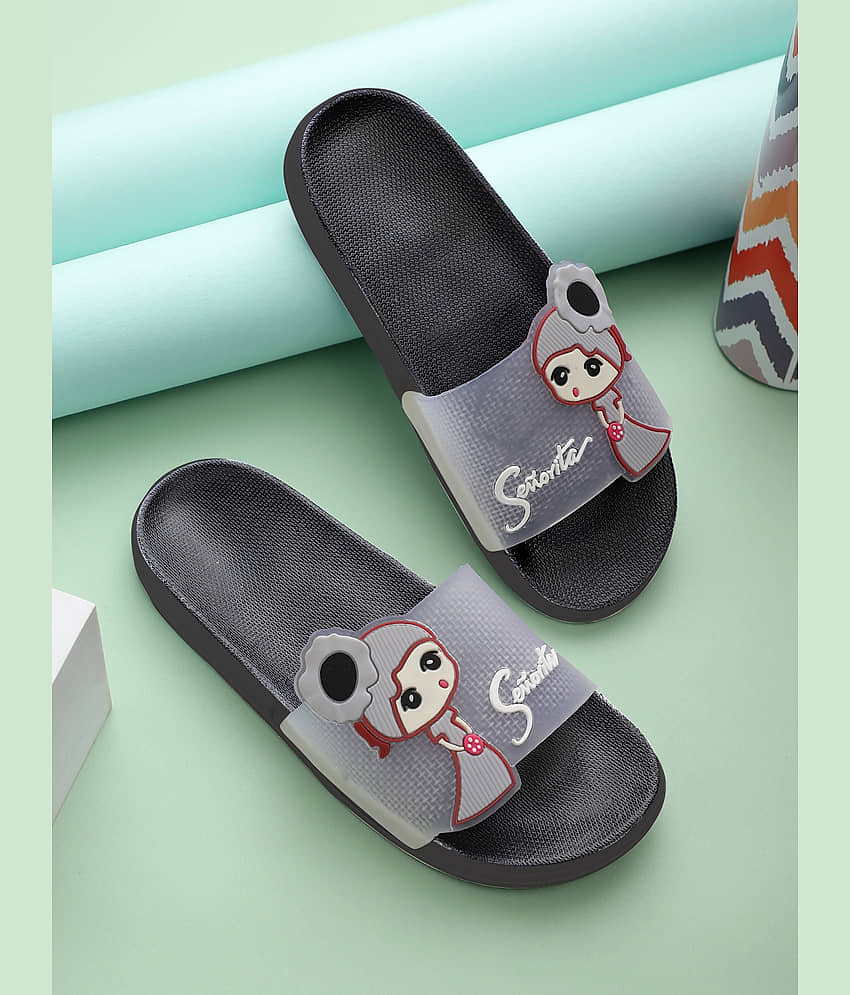 KAPANI Black Women's Slide Flip flop