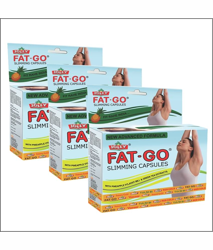 Jolly Fat Go Capsule - Pack of 3 Box Capsule 3 Gm Pack of 3