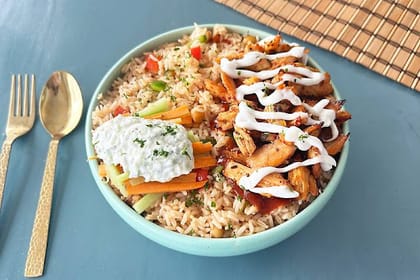Shawarma Chicken Rice Bowl