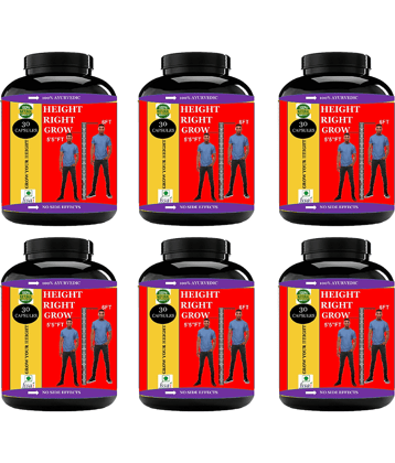 Hindustan Herbal HITE RIGHT GROW 180 no.s Capsule Pack of 6