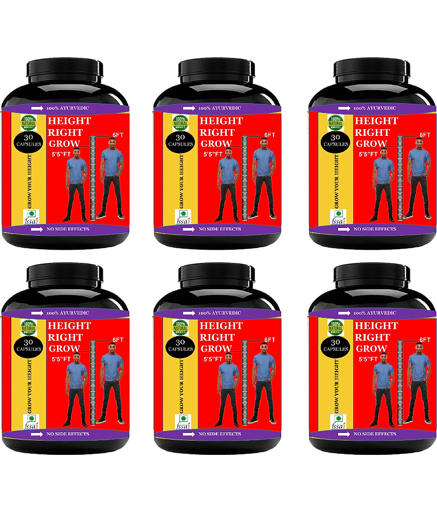 Hindustan Herbal HITE RIGHT GROW 180 no.s Capsule Pack of 6