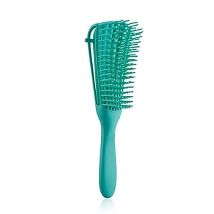 INSIME Detangler hair brush for curly hair comb for Women Men & Kids | Comb for curly wavy hair Pain Free hair detangling brush | Curl brush for hair styling Dry & Wet hair brush | (Sea Green) INSIME Detangler hair brush for curly hair comb for Women Men