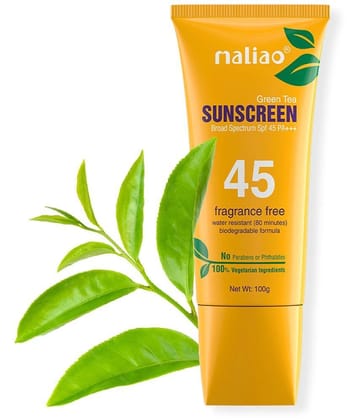 Maliao SPF 45 Sunscreen Cream For All Skin Type ( Pack of 1 )