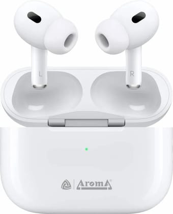 Aroma NB121 Pods Upto 40 Hours Playtime* Type C Fast Charging Dual Pairing Earbuds Bluetooth  (Ivory White, True Wireless)