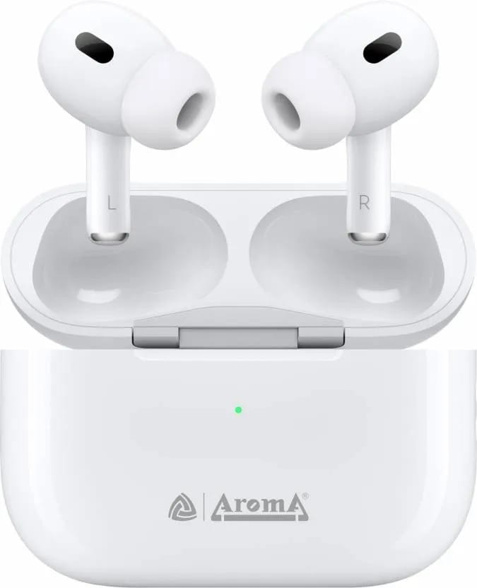 Aroma NB121 Pods Upto 40 Hours Playtime* Type C Fast Charging Dual Pairing Earbuds Bluetooth  (Ivory White, True Wireless)