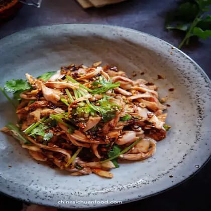 Shredded Chicken Ginger N Garlic Ngarlic Sauce