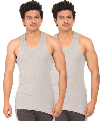 TT Pack of 2 Cotton Blend Sleeveless Vest For Men ( Multi )