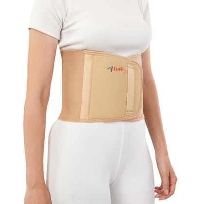 EZYFIT Abdominal Binder, Ideal For Slimming Waist, Lower Back Pain Relief, After Delivery For Tummy Reduction Belt For Men And Women EZYFIT Abdominal Binder, Ideal For Slimming Waist, Lower Back Pain Relief, After Delivery For Tummy Reduction Belt For Men And Women