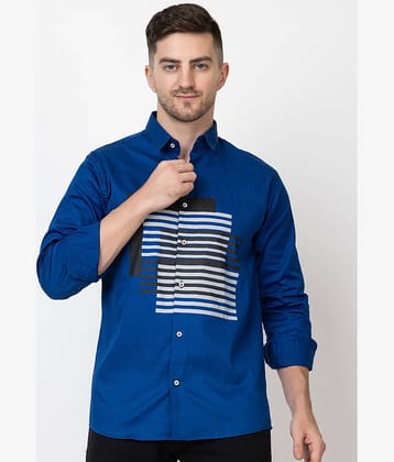 FREKMAN 100% Cotton Regular Fit Solids Full Sleeves Men's Casual Shirt - Green ( Pack of 1 )