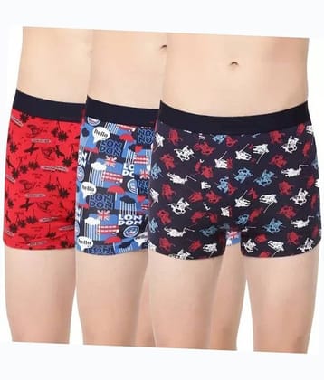 Cavenders Pack of 3 Nylon Trunks For Men's ( Multicolor )