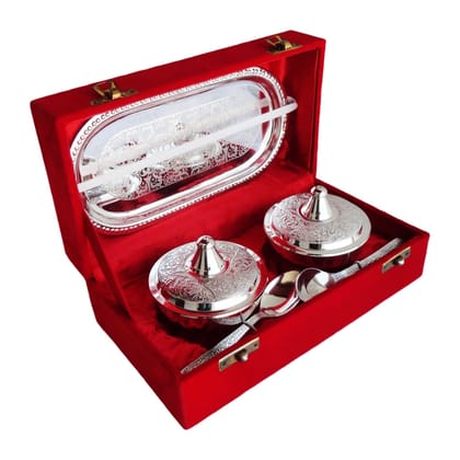 Brass Supari Bowl Set Single Tone (BMAS075)