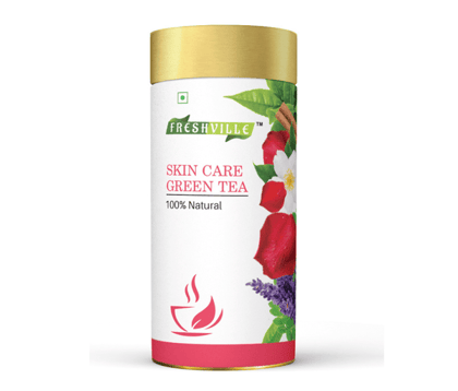 Freshville Skin Care Green Tea 1 Month Pack Glowing and Moisturized Skin with Herbal Blend 100gram Freshville Skin Care Green Tea 1 Month Pack Glowing and Moisturized Skin with Herbal Blend 100gram