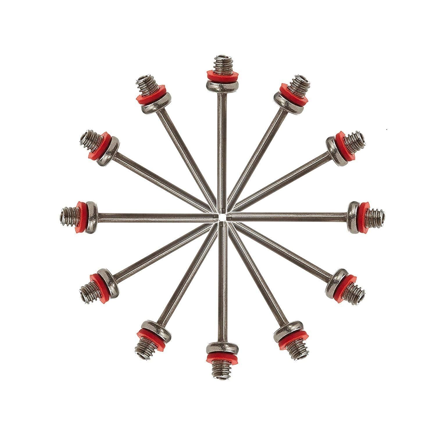 Nawani Stainless Steel Inflating Pump Needle Soccer, Basketball, Football, Inflatable Air Valve Adaptor -20 Pieces