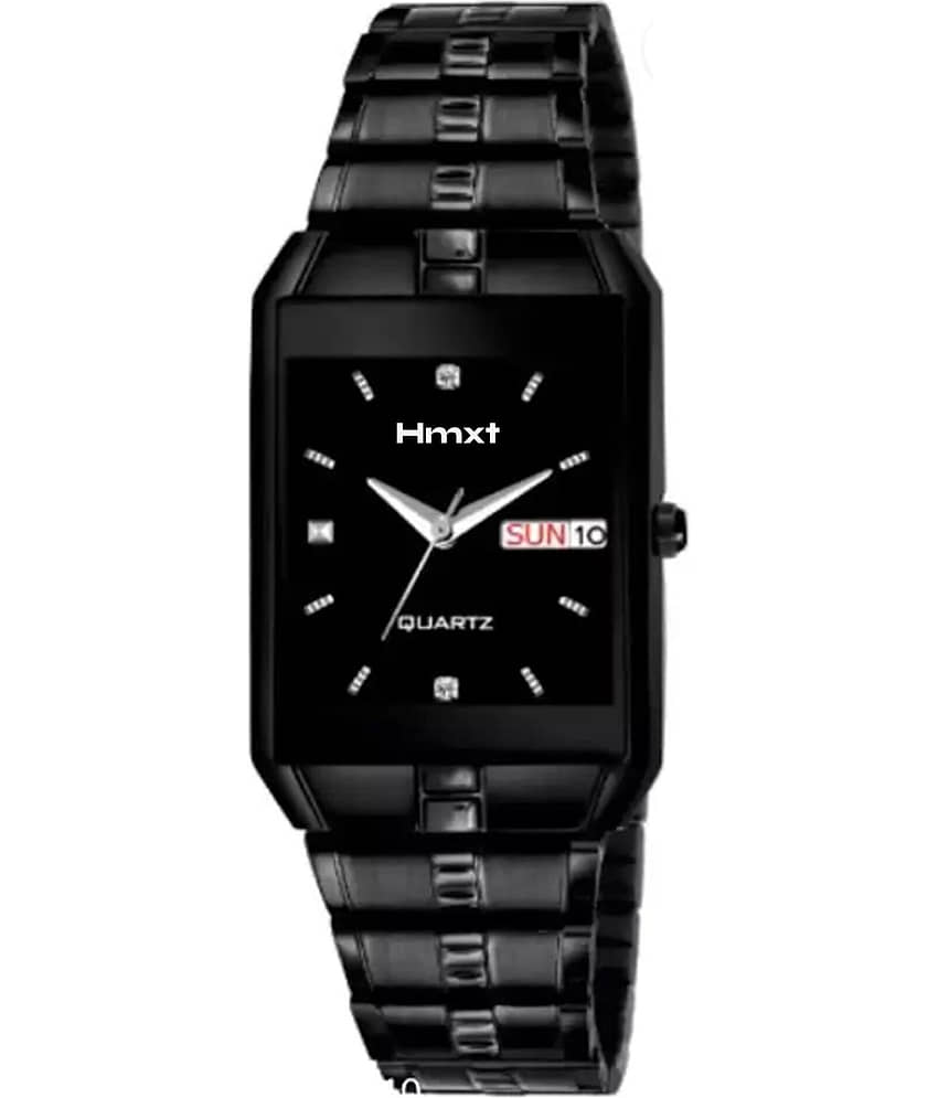 HMXT Black Stainless Steel Analog Men's Watch