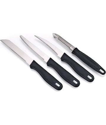 KVG - Black Stainless Steel Utility Knife Blade Length 4 cm ( Pack of 4 )