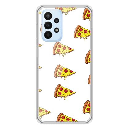 Pizza - Clear Printed Silicone Case For Samsung Models-Samsung Galaxy S20 Plus