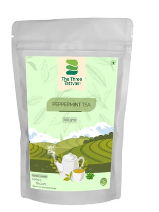 The Three Tattvas Peppermint Tea, 100 gm The Three Tattvas Peppermint Tea, 100 gm