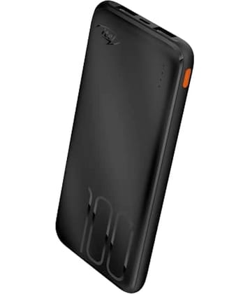 Itel Power Go Star 100 (IPP-53) 10000mAh(10 W) Lithium_Polymer Slim Power Bank (Black) Support and Mobile/Tablet