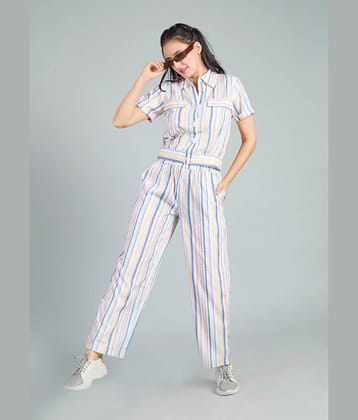 Mantra Fashion Women's White Shirt Trouser Co-Ord Set ( Pack of 1 )