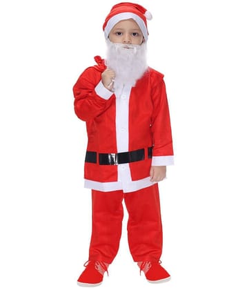 s muktar garments - Red Fleece Boys Others Costume ( Pack of 1 ) - None