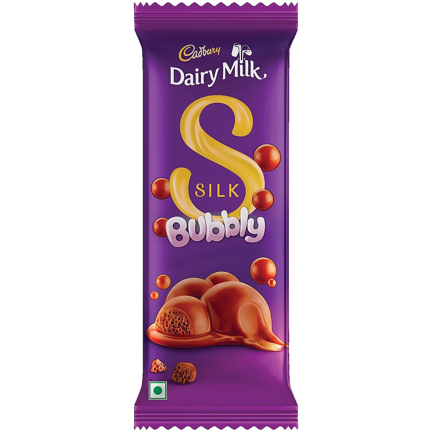 Cadbury Dairy Milk Silk Bubbly Chocolate Bar, 46 g