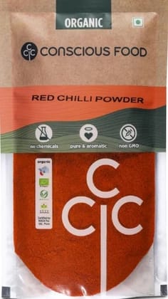 Conscious Food Red Chilli Powder 100g Organic