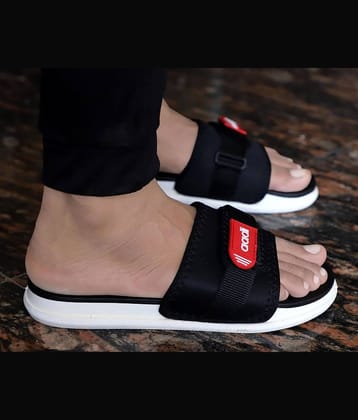 Aadi Black Daily Slippers