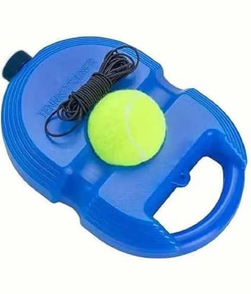FEDIFU  Tennis Trainer Rebound Ball with String Solo Tennis Trainer Set Self Tennis Practice Ball with String Cricket Trainer Rebound Ball with Rope Fill Sand or Water