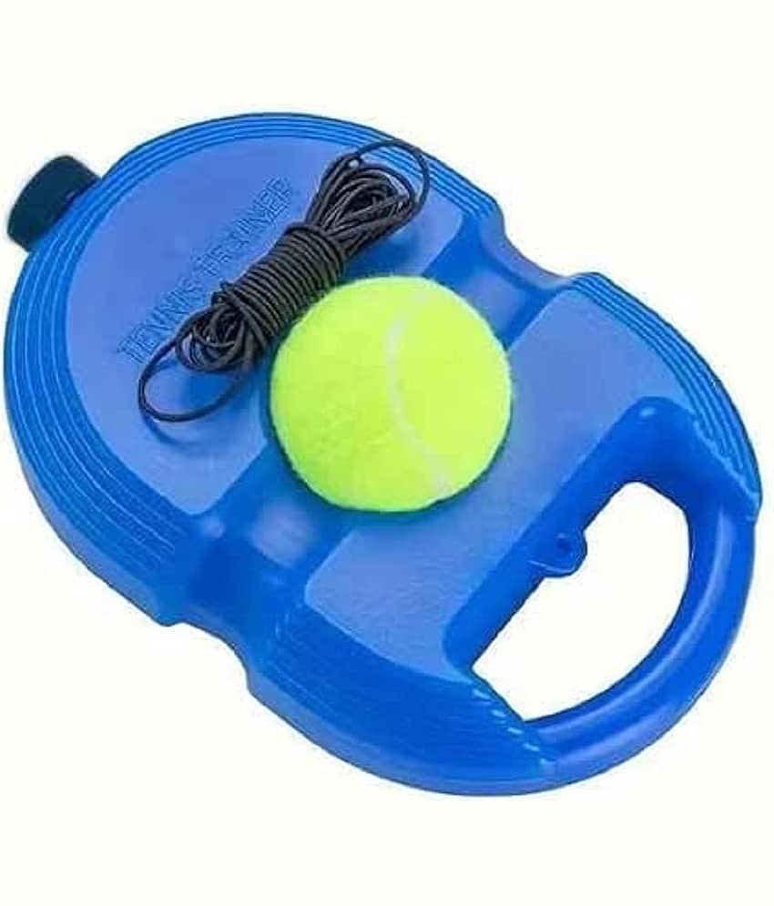 FEDIFU  Tennis Trainer Rebound Ball with String Solo Tennis Trainer Set Self Tennis Practice Ball with String Cricket Trainer Rebound Ball with Rope Fill Sand or Water