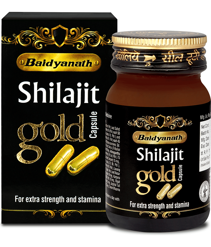 Baidyanath Shilajit Gold 100% Ayurvedic (20 Cap)