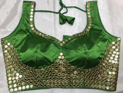 Latest Fancy Designer Embroidery Work Readymade Stitched Blouse Design