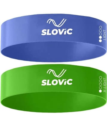 Slovic Rubber Compact Resistance Band Blue - Heavy Resistance
