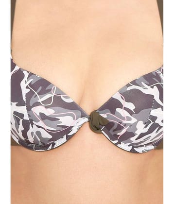 ILRASO Nylon Women's Bra & Panty Set ( Multicolor )