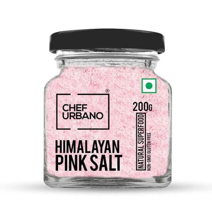 Chef Urbano Himalayan Pink Salt Bottle 200 Gms (MRP: Rs. 135/-)