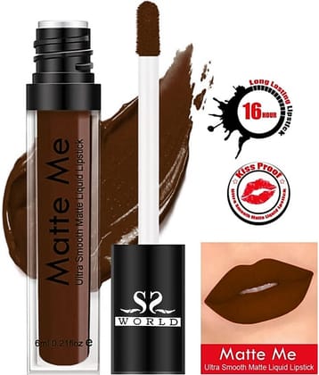 ssworld Brown Matte Lipstick 6