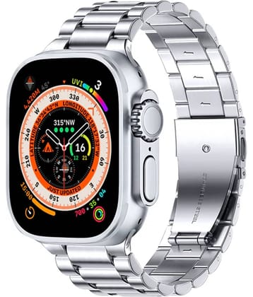 VERONIC ULTRA Watch with Wireless Charging Silver Smart Watch