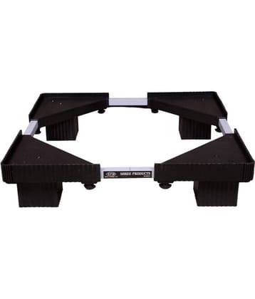 SHREE PROODUCTS Metal Washing Machine Accessories Refrigerator Stand Top-Load &Front Load Stand - Black