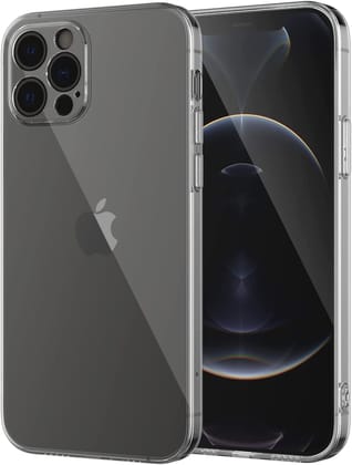 JGD PRODUCTS for iPhone 12 Pro Max Premium Hybrid Transparent Soft Slim Dust Proof Back TPU Case Cover with Camera Protection JGD PRODUCTS for iPhone 12 Pro Max Premium Hybrid Transparent Soft Slim Dust Proof Back TPU Case Cover with Camera Protection - 