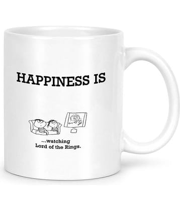 Idream Quote Printed Ceramic Coffee Mug 1 Pcs 330 mL