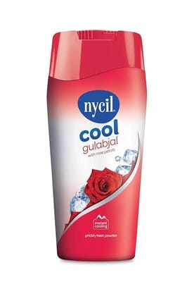 Nycil Prickly Heat Powder - Cool Gulabjal, 50 g