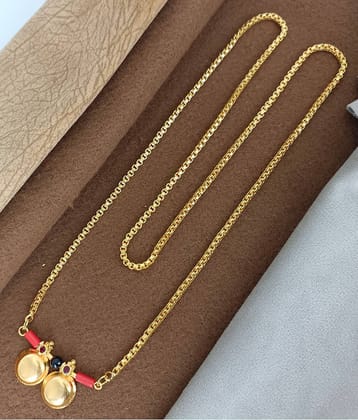 KRIMO Golden Mangalsutra ( Pack of 1 )
